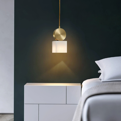 Alabaster Gold Pendant Lamp