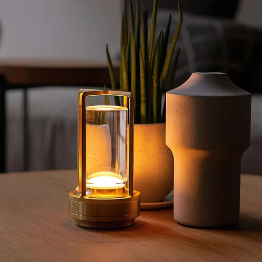 Wireless Lantern Table Lamp